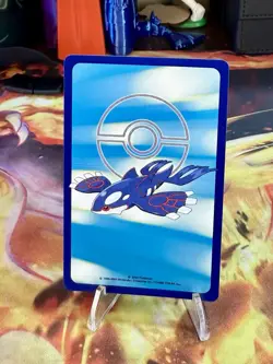 2003 Pokemon Sapphire Barboach Playing Card Poker Card 3 Of Clubs Kyogre Deck - Image 2