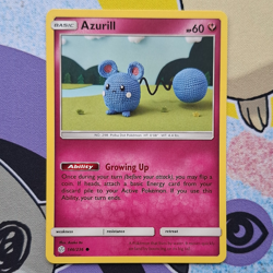 Azurill 146/236 Cosmic Eclipse - Sun & Moon - Pokemon TCG - Asako Ito - NM - Image 1