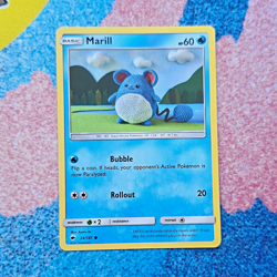 Marill 34/147 - Burning Shadows - Sun & Moon - Pokemon TCG - Asako Ito - NM - Image 1