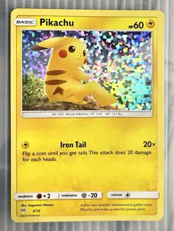 Pokemon TCG Pikachu McDonald's 2019 006/012 Holo Promo ENG - Image 1