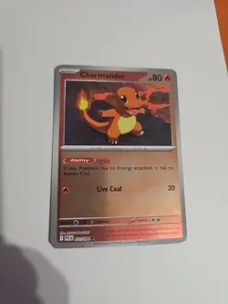 Pokemon TCG - Charmander 011/094 - Reverse Holo - Phantasmal Flames - NM - Image 1