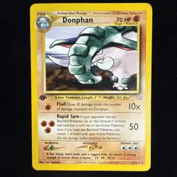 1st Edition - Donphan - Neo Genesis - 21/111 - Pokemon TCG - LP - Image 1