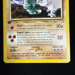 1st Edition - Donphan - Neo Genesis - 21/111 - Pokemon TCG - LP - Image 3