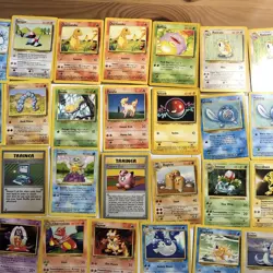 Huge Pokemon Vintage Cards Old School Lot - Image 1