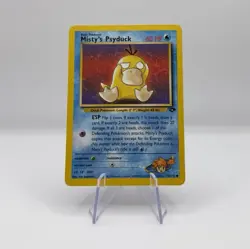 Pokemon TCG Misty's Psyduck 90/132 Gym Challenge Unlimited English Basic - Image 1