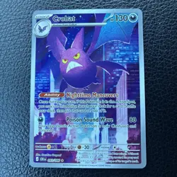 Pokemon TCG: Crobat (Illustration Rare) - 93/86 - ME: Chaos Rising - Image 1