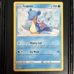 Pokemon TCG Lapras McDonald's Promos 2022, 6/15, Regular Common Card - Image 1