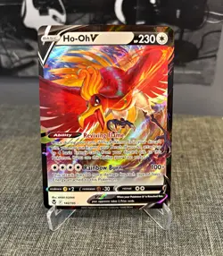 The Pokemon Company Pokemon TCG Ho-Oh V Silver Tempest 140/195 UR Holo 230HP EN - Image 1