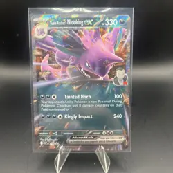 Pokemon TCG Team Rocket’s Nidoking ex SVP 217 Sv: Destined Rivals Promo NM - Image 1