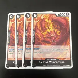 One Piece TCG Kouzuki Momonosuke (OP16-085) x 4 (playset) - Image 1