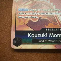 Bandai One Piece Card Game Kouzuki Momonosuke OP16-085 Rare Foil 6000 Cost 5 EN - Image 3