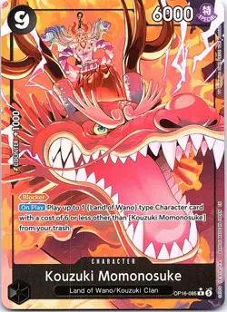 Kouzuki Momonosuke (085) (Alternate Art) OP16-085 The Time of Battle One Piece - Image 1