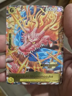 One Piece TCG - Kouzuki Momonosuke - P-064 - Championship 2024 - English - Image 1