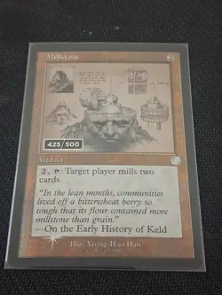 Magic The Gathering Secret Layer Schematic Foil /500 Millstone - Image 1