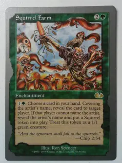 Squirrel Farm *Rare* Magic MtG x1 Unglued SP - Image 1
