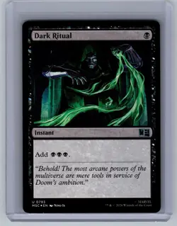 MTG Dark Ritual #0793 FOIL Marvel Super Heroes Dr. Doom MSC MCU WOTC - Image 1