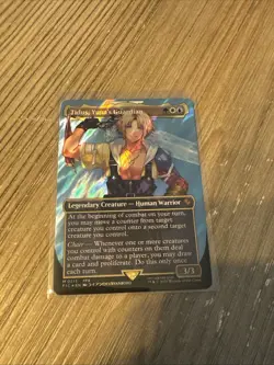 Tidus, Yuna's Guardian (Borderless) (Surge Foil) - Commander: FINAL FANTASY - Image 1