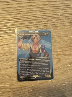 Tidus, Yuna's Guardian (Borderless) (Surge Foil) - Commander: FINAL FANTASY - Image 2