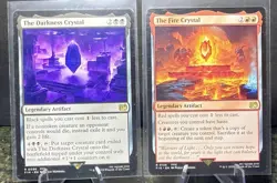 The Darkness Crystal/The Fire Crystal - MTG Magic the Gathering - FIN-NM - Image 1