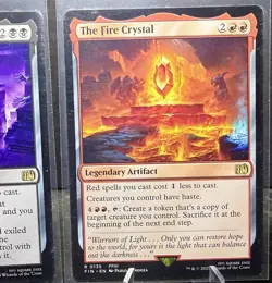 The Darkness Crystal/The Fire Crystal - MTG Magic the Gathering - FIN-NM - Image 3