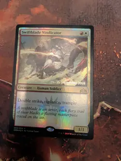 Swiftblade Vindicator (GRN) Prerelease Cards Foil - Image 1