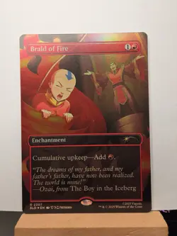 Braid of Fire (2307) (Rainbow Foil) Secret Lair Drop Foil - Image 1