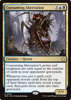CONSUMING ABERRATION x4 mtg NM-M Foundations 4 Rare - Image 1