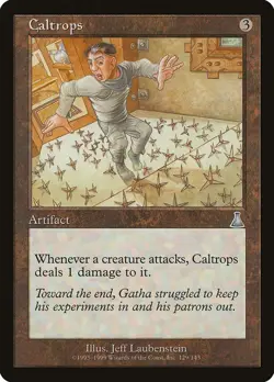 TOP Caltrops / Krahenfuße - URZA's DESTINY - englisch (n-mint) * Artifact * - Image 1