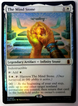 The Mind Stone - FOIL Mythic - MTG Marvel Super Heroes - 0021 NM - Image 1