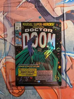 MTG Doctor Doom (Borderless) (0394) Marvel Super Heroes Foil comic Book Cover - Image 1