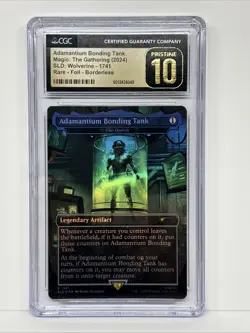 MTG SECRET LAIR WOLVERINE ADAMANTIUM BONDING TANK (FOIL) - CGC PRISTINE 10 - Image 1