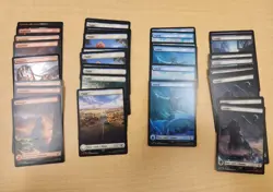 NM MTG Final Fantasy Basic Land Card Lot of 41 - Image 1