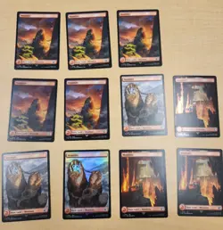 NM MTG Final Fantasy Basic Land Card Lot of 41 - Image 2