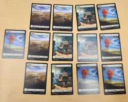 NM MTG Final Fantasy Basic Land Card Lot of 41 - Image 3