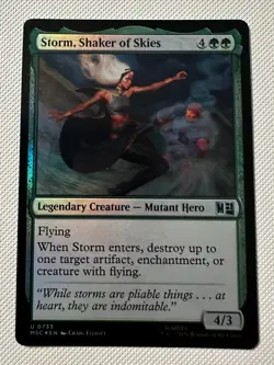 Storm, Shaker of Skies U Commander: Marvel Super Heroes 733 NM - Image 1
