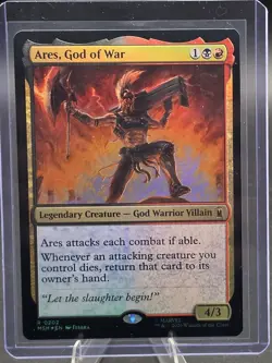 Marvel Super Heroes #202 Ares, God of War Foil B1R4C167 - Image 1