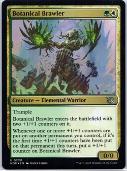 March of the Machine #220 Botanical Brawler FOIL MTG - Image 1