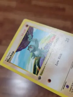 Machop 1st Edition Shadowless 1999 Pokemon Card Base Set 52/102 MP! - Image 2