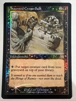 Haunted Crossroads -Foil (NM) MTG Mercadian Masques - Image 1