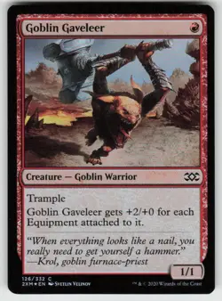 Goblin Gaveleer 126 Common Double Masters Magic: The Gathering Foil Near Mint - Image 1