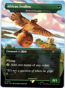 MTG AFRICAN SWALLOW - BIRDS OF PARADISE SECRET LAIR DROP SERIES 1675 NM - Image 1