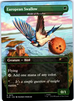 MTG AFRICAN SWALLOW - BIRDS OF PARADISE SECRET LAIR DROP SERIES 1675 NM - Image 2