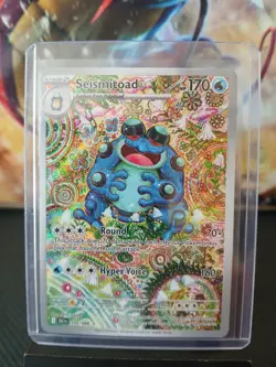 Seismitoad 105/086 Black Bolt Pokemon Card NM - Image 2