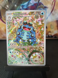 Seismitoad 105/086 Black Bolt Pokemon Card NM - Image 4