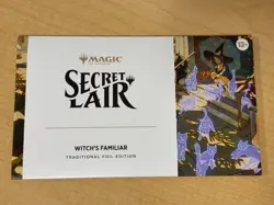MTG Witch's Familiar - Traditional Foil Edition Secret Lair Magic the Gathering - Image 1