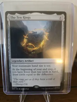 MTG The Ten Rings Traditional Non-Foil M0251 Marvel Super Heroes Rare NM - Image 1