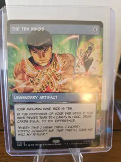 MTG The Ten Rings #313 Borderless Mythic Rare Marvel Super Heroes MSH NM - Image 1