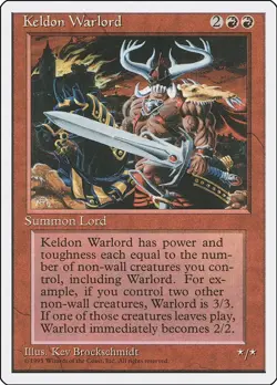 LP - Keldon Warlord [4ED - 207] Fourth Edition - Image 1