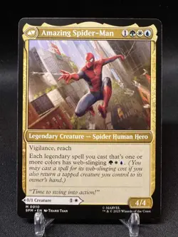 Peter Parker / Amazing Spider Man - MTG #010 Marvel's Spider-Man Regular NM - Image 2