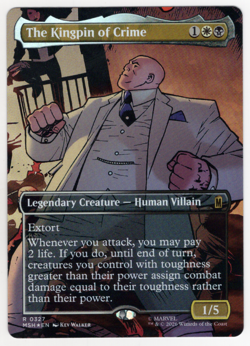 The Kingpin of Crime (Borderless) 0327 FOIL Marvel Super Heroes (MSH) - Image 1